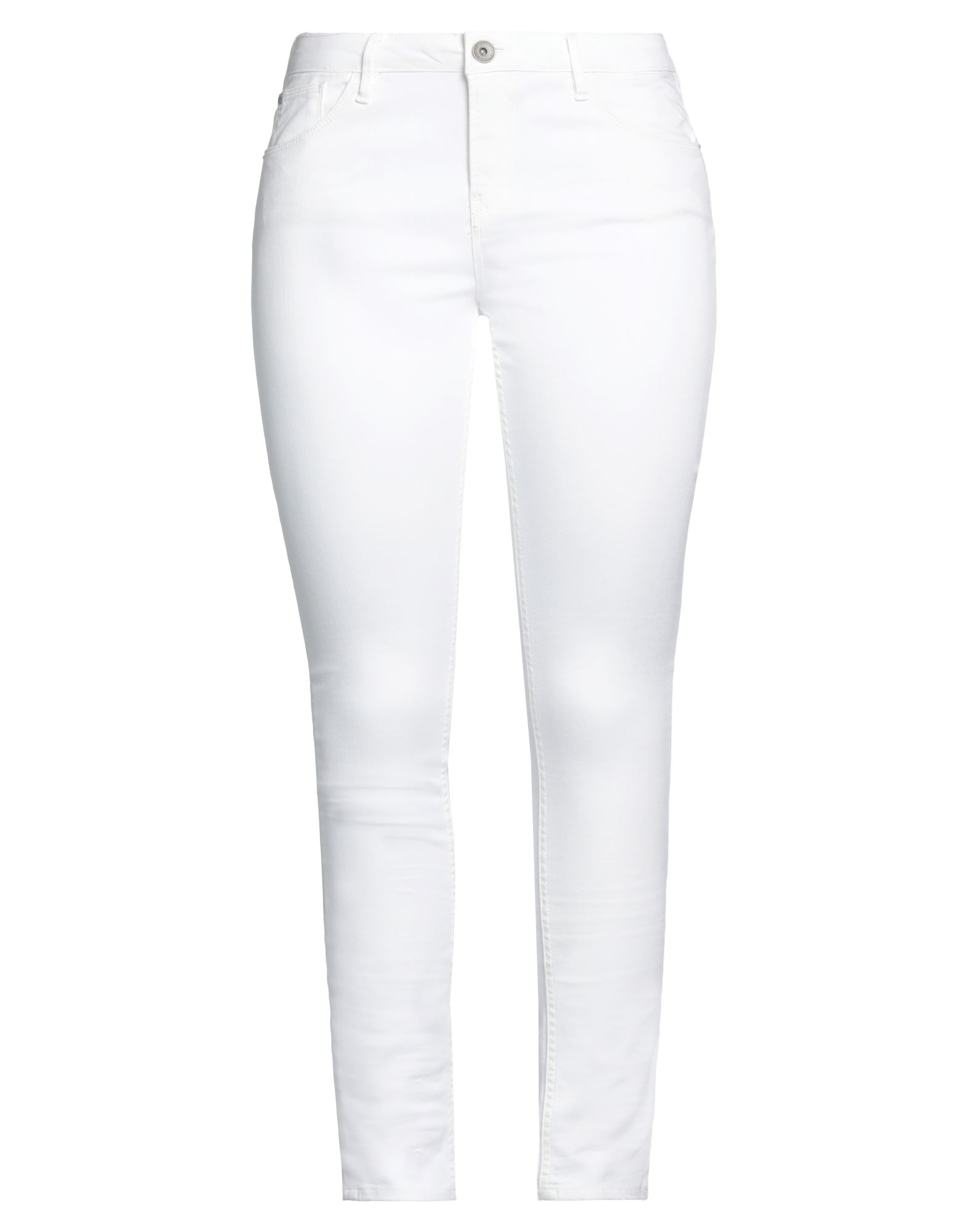 Shop Garcia Woman Jeans White Size 32w-32l Cotton, Polyester, Elastane