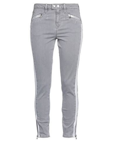 Dawn Woman Jeans Light Grey Size 26 Organic Cotton, Cotton, Polyester, Elastane