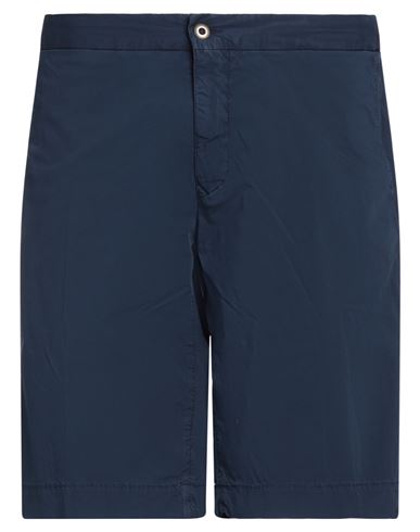 Incotex Man Shorts & Bermuda Shorts Blue Size 34 Cotton, Elastane