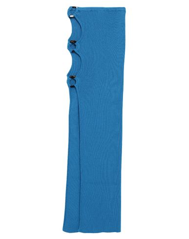 Giuseppe Di Morabito Woman Long Skirt Bright Blue Size 0 Cotton
