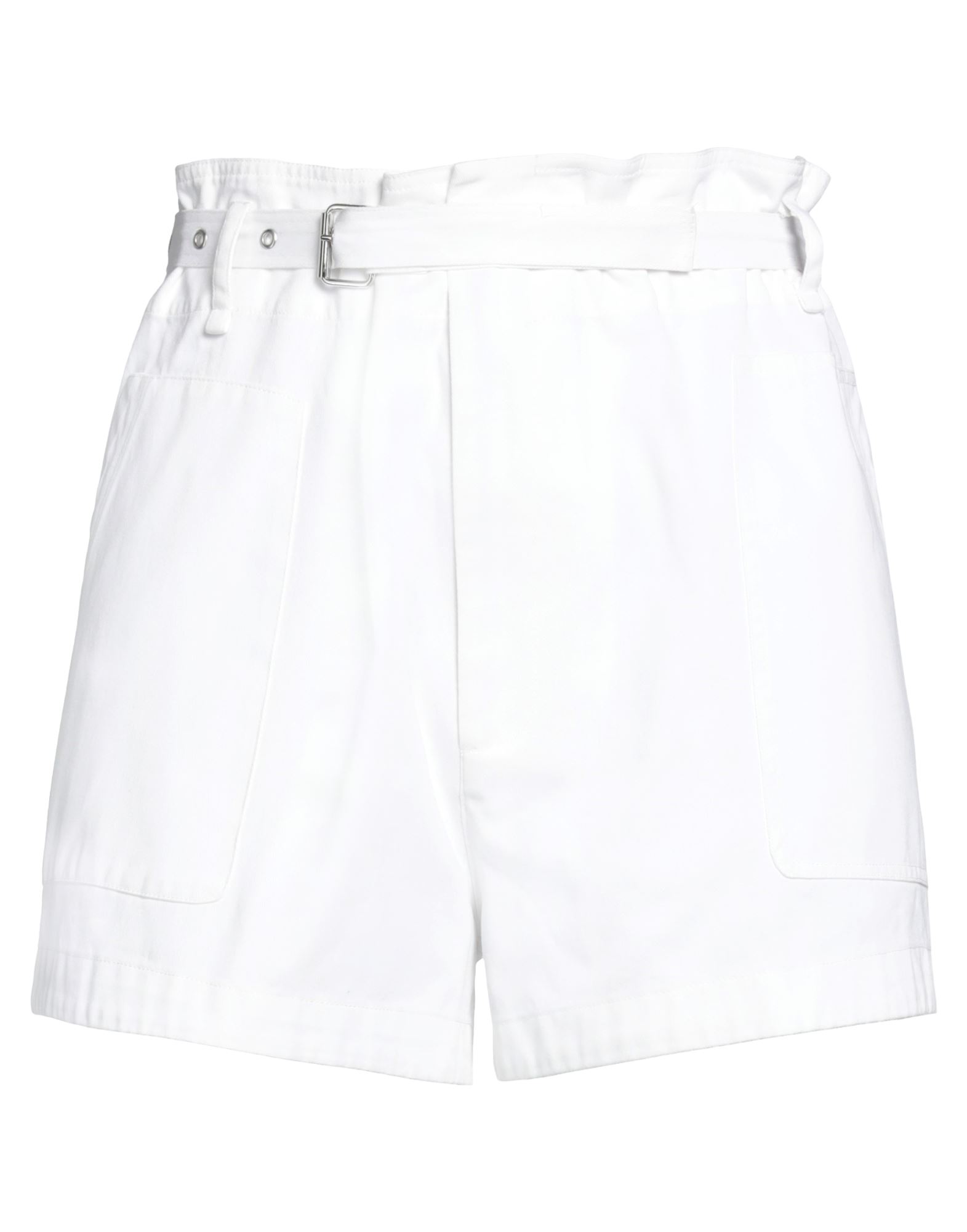 Jucca Woman Shorts & Bermuda Shorts White Size 6 Cotton