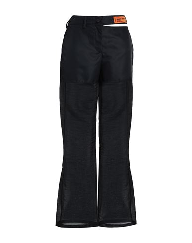 Heron Preston Woman Pants Black Size 4 Polyamide, Polyester