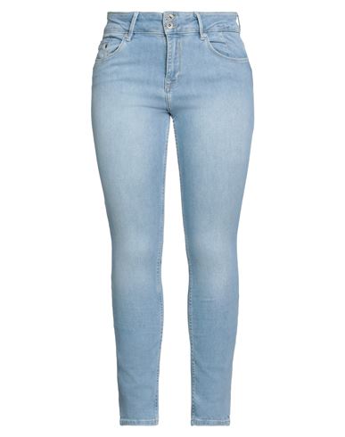 Shop Garcia Woman Jeans Blue Size 32w-30l Cotton, Elastane