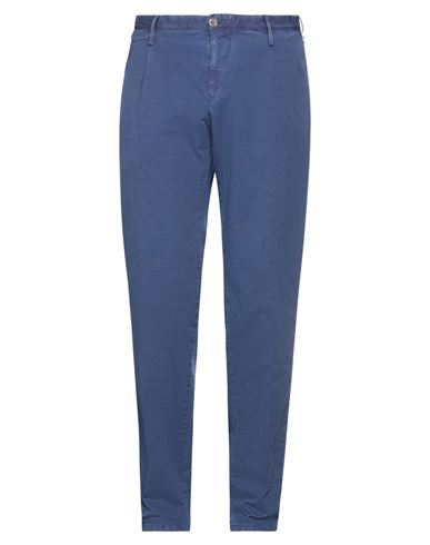 Pt Torino Man Pants Blue Size 38 Cotton, Elastane