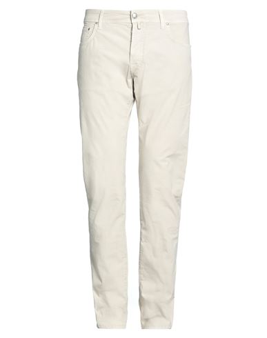 Jacob Cohёn Man Pants Light Grey Size 34 Cotton, Elastane In White