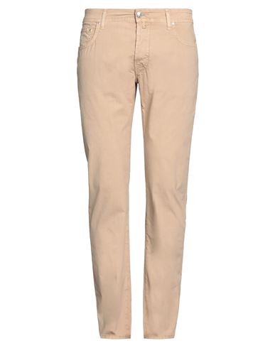 Jacob Cohёn Man Pants Apricot Size 35 Cotton, Elastane In Beige