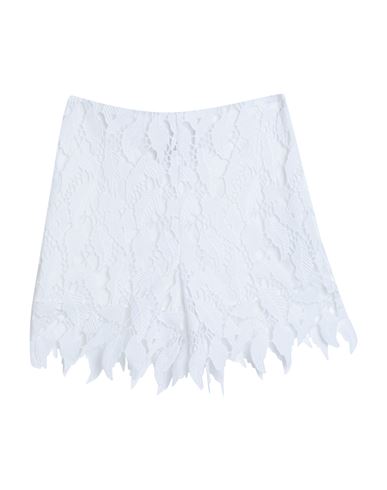 Erika Cavallini Woman Shorts & Bermuda Shorts White Size 4 Polyester