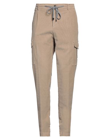Peserico Man Pants Beige Size 36 Cotton, Elastane, Merino Wool, Cashmere