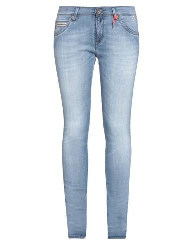 Replay Woman Jeans Blue Size 31w-34l Cotton, Elastomultiester, Elastane
