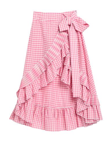 Jijil Woman Midi Skirt Pink Size 2 Cotton, Polyester