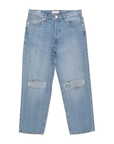 Jack & Jones Man Jeans Blue Size 32w-30l Cotton