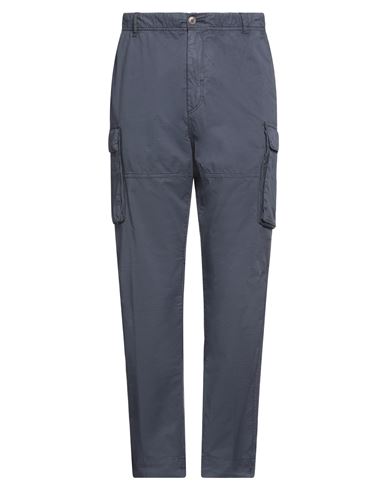 40weft Man Pants Midnight Blue Size 30 Cotton, Elastane In Blue