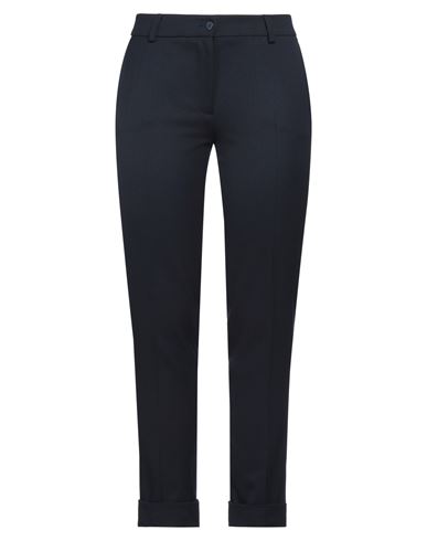 Le Col Woman Pants Midnight Blue Size 10 Wool, Lycra
