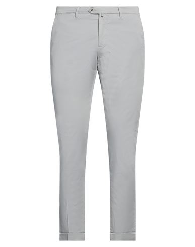 B Settecento Man Pants Light Grey Size 34 Cotton, Elastane