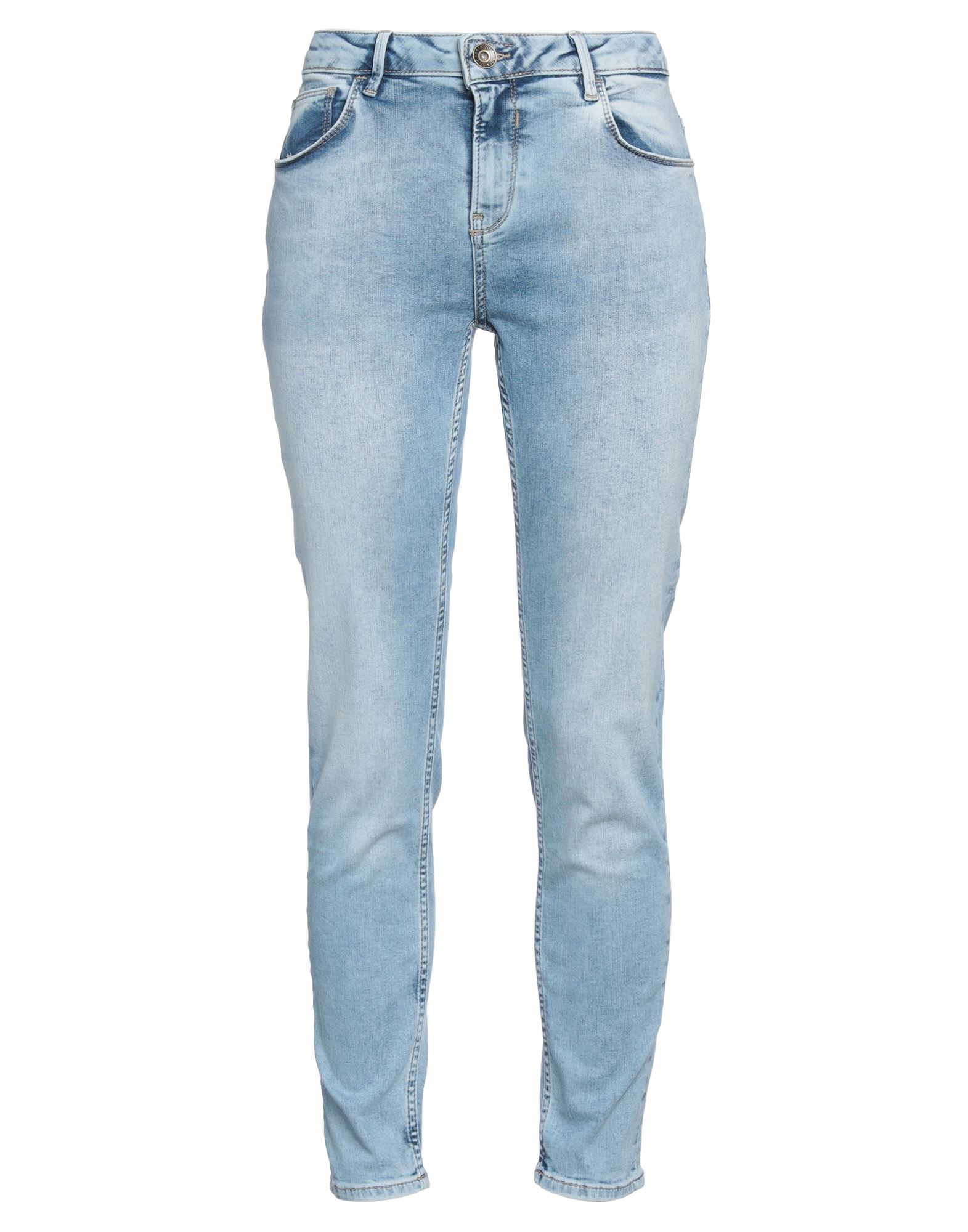 Garcia Woman Jeans Blue Size 31w-28l Cotton, Polyacrylic, Elastane