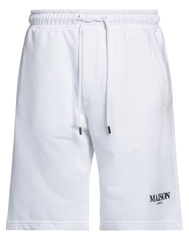 Maison 9 Paris Man Shorts & Bermuda Shorts White Size Xl Cotton