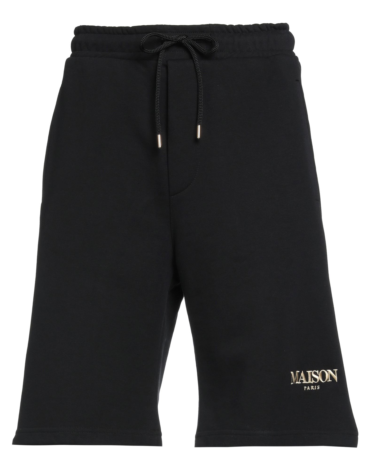 Maison 9 Paris Man Shorts & Bermuda Shorts Black Size Xl Cotton