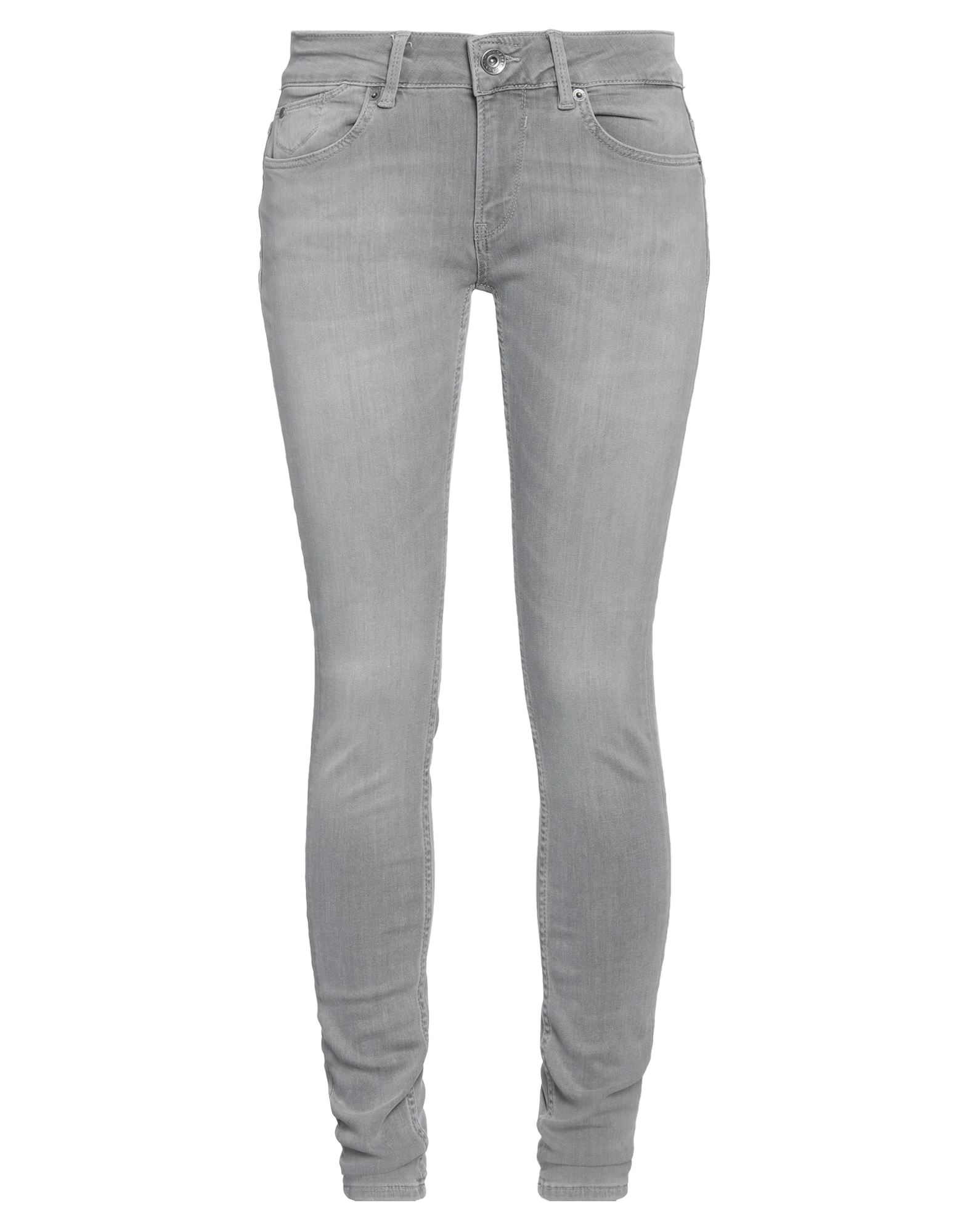 Shop Garcia Woman Jeans Grey Size 27w-30l Cotton, Polyester, Elastane