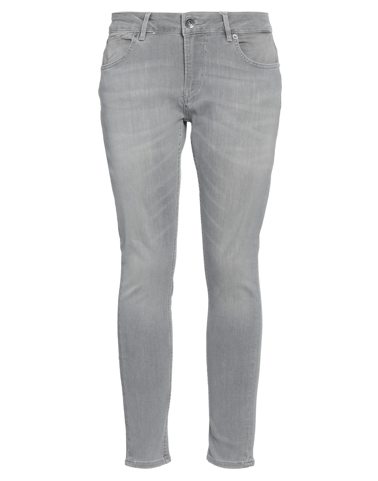 Shop Garcia Woman Jeans Grey Size 31w-28l Cotton, Polyester, Elastane