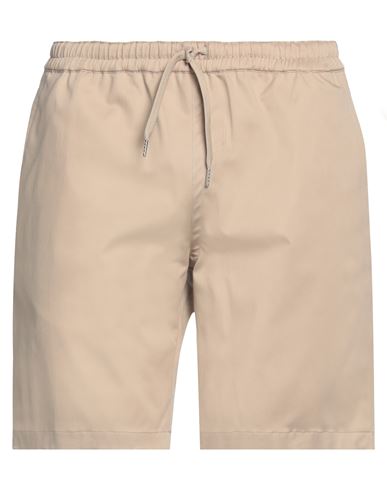 Sandro Cotton-blend Twill Shorts In Beige