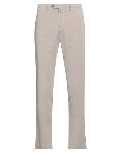 Shop B Settecento Man Pants Light Grey Size 33 Cotton, Polyester, Elastane