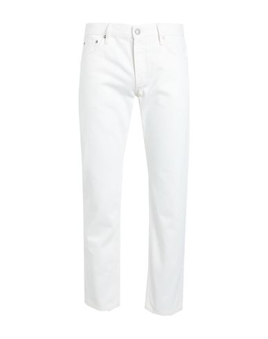 Jack & Jones Man Jeans White Size 31w-32l Cotton