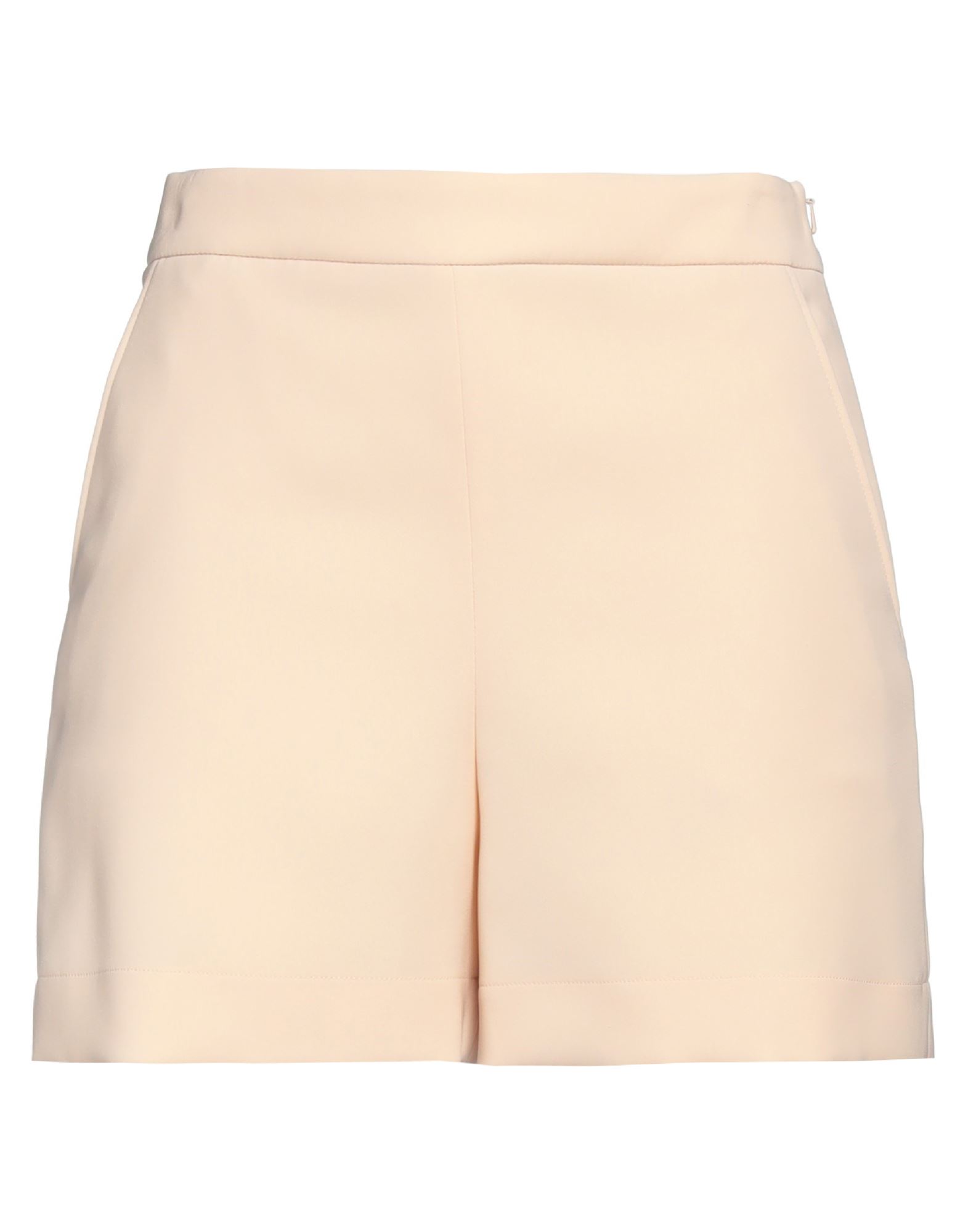 Boutique Moschino Woman Shorts & Bermuda Shorts Sand Size 6 Polyester In Beige