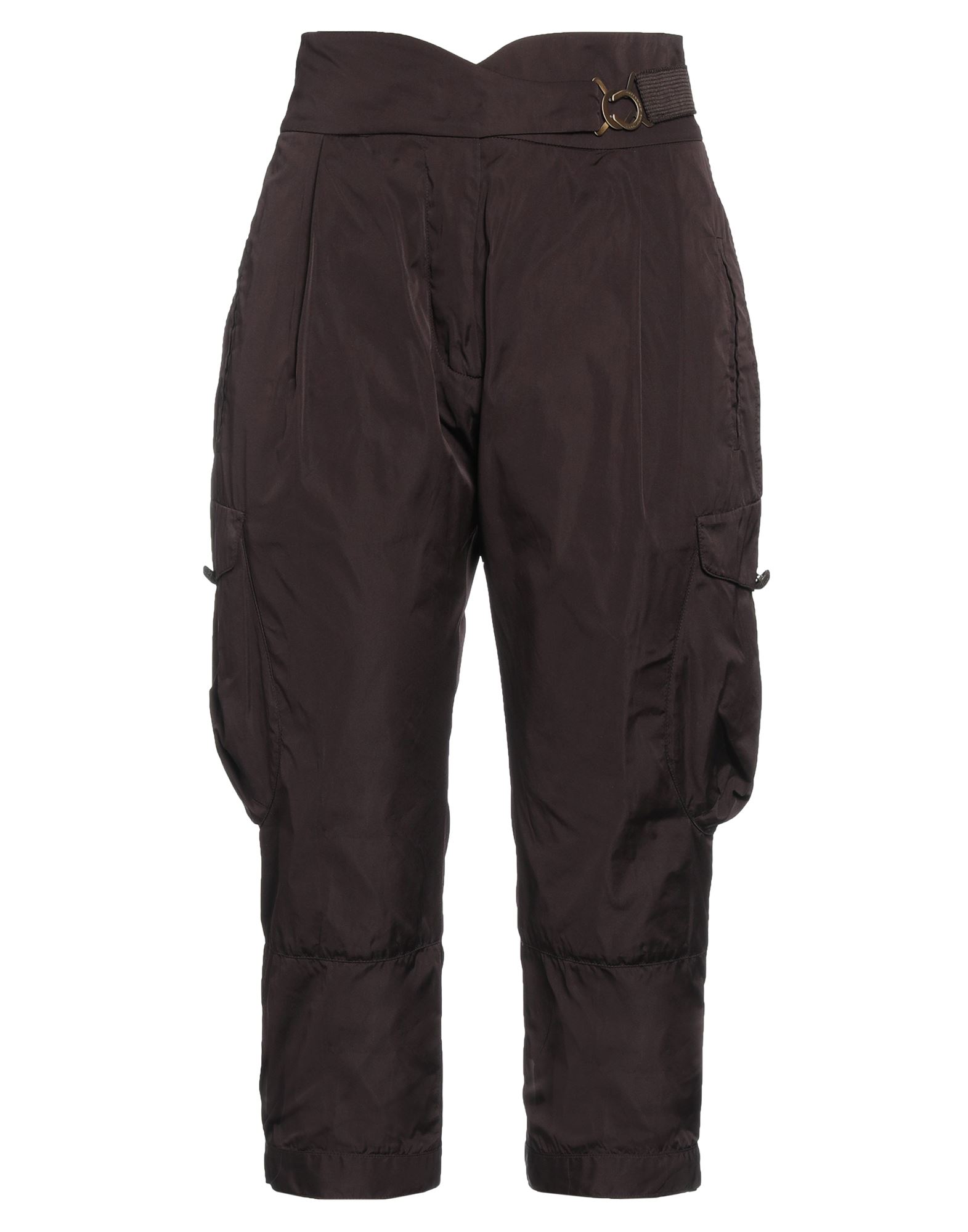 Ermanno Scervino Cropped Pants In Brown