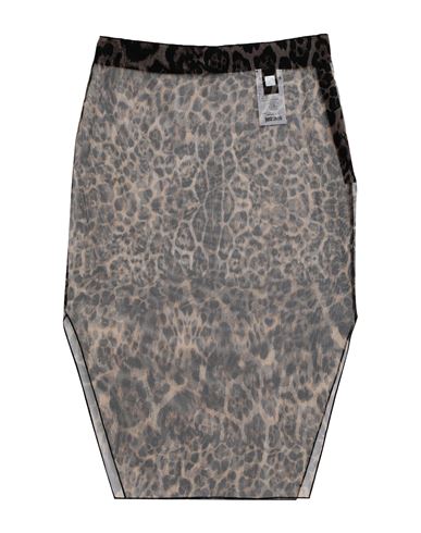 Just Cavalli Woman Midi Skirt Beige Size 2 Polyester