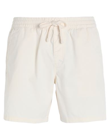 Vans Mn Range Relaxed Elastic Short Man Shorts & Bermuda Shorts Ivory Size Xl Cotton, Elastane In White