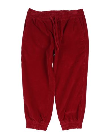 Dolce & Gabbana Babies'  Toddler Boy Pants Red Size 6 Cotton, Elastane, Polyester, Zamak