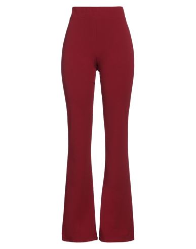 Fracomina Woman Pants Brick Red Size M Polyester, Elastane