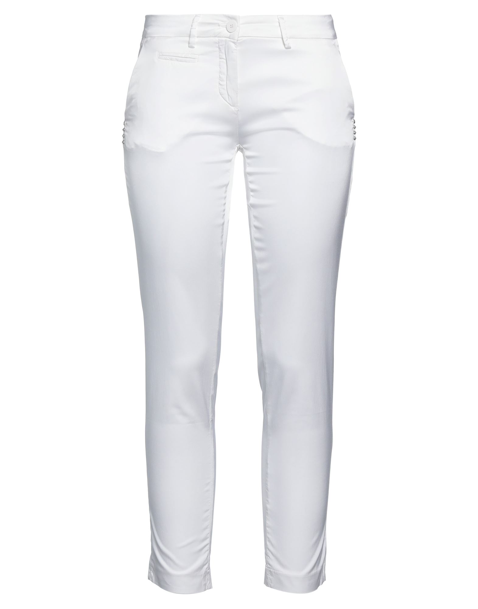 Shop Mason's Woman Pants Ivory Size 4 Cotton, Viscose, Elastane In White