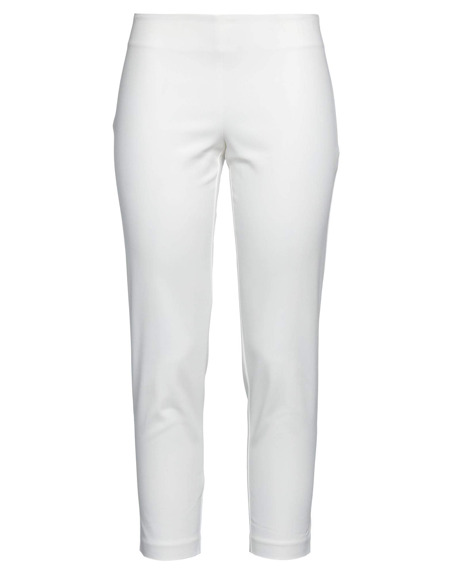 Shop Lanacaprina Woman Pants White Size 6 Cotton, Nylon, Elastane