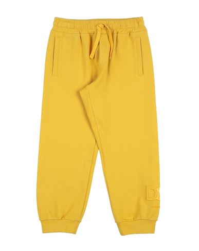 Dolce & Gabbana Babies'  Toddler Boy Pants Yellow Size 6 Cotton, Elastane, Polyurethane