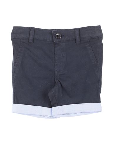 Guess Newborn Boy Shorts & Bermuda Shorts Midnight Blue Size 3 Cotton, Elastane In Blue