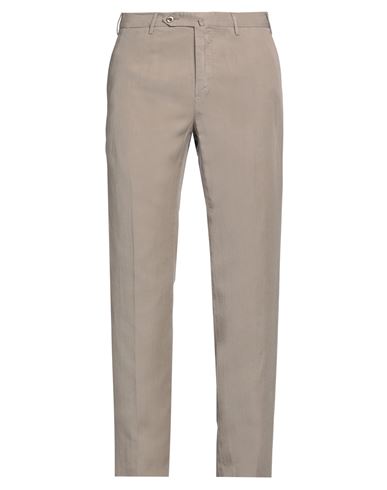Pt Torino Man Pants Khaki Size 44 Lyocell, Linen, Cotton In Beige