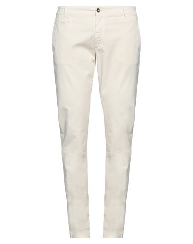 Mason's Man Pants Ivory Size 32 Cotton, Elastane In White