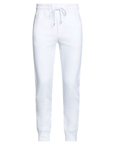 Shop Versace Jeans Couture Man Pants White Size Xxl Cotton, Elastane