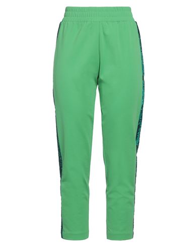 Twenty Easy By Kaos Woman Pants Light Green Size 6 Cotton, Polyamide, Elastane