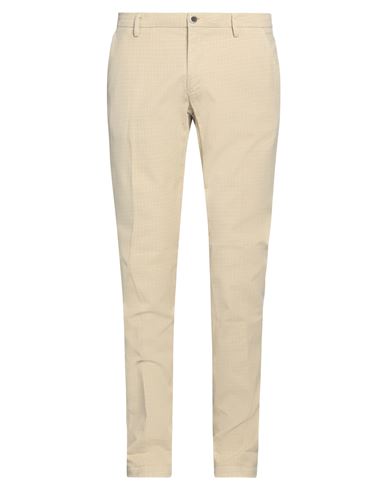 Mason's Man Pants Beige Size 34 Cotton, Elastane In White