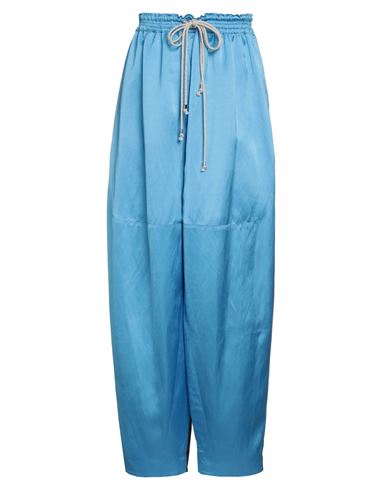 Partow Woman Pants Azure Size 4 Viscose, Linen In Blue