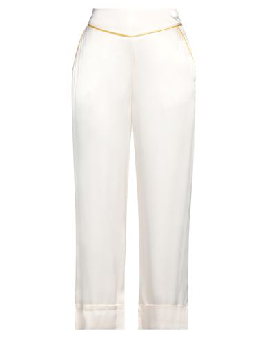 Cafènoir Woman Pants Ivory Size 2 Viscose In White