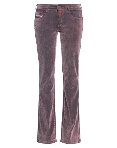 Diesel Woman Jeans Garnet Size 31w-32l Cotton, Elastane In Red