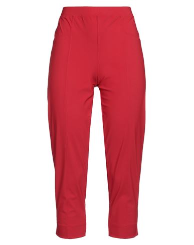 Daniela Marzoli Woman Cropped Pants Red Size M Polyamide, Elastane
