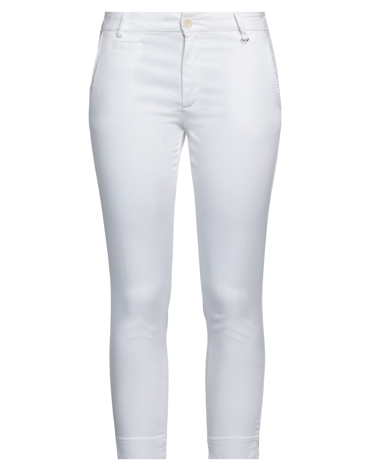 Shop Mason's Woman Pants White Size 10 Lyocell, Elastane