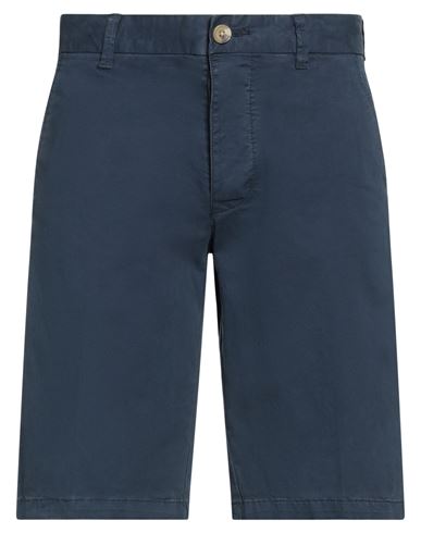 Blauer Man Shorts & Bermuda Shorts Navy Blue Size 30 Cotton, Elastane