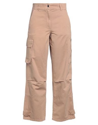Second Female Woman Pants Camel Size 8 Cotton In Beige