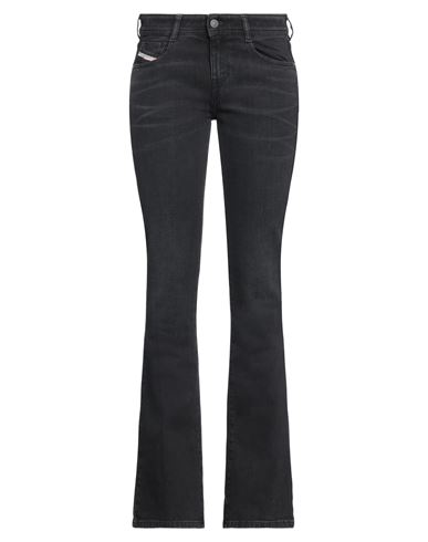 Diesel Woman Jeans Black Size 32w-32l Cotton, Polyester, Elastane, Viscose