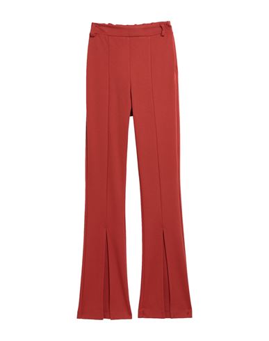 Cristina Gavioli Woman Pants Rust Size 12 Viscose, Nylon, Elastane In Red